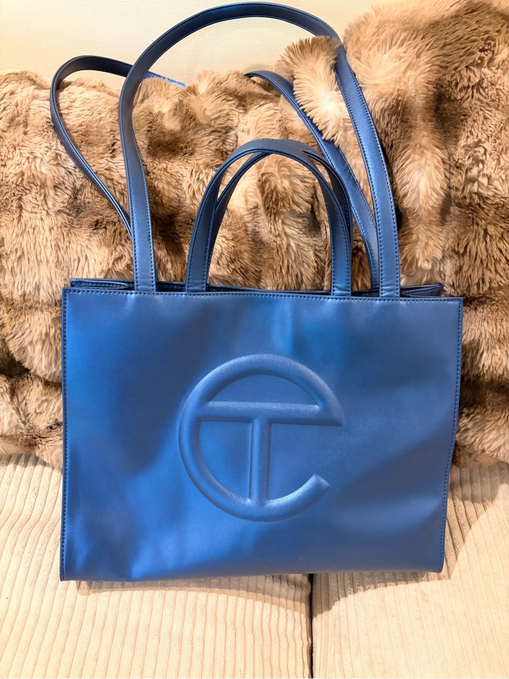 Telfar Medium Shopping Bag Cobalt Blue